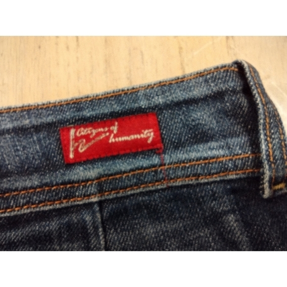 Citizens of Humanity distressed denim skirt - Picture 12 of 15